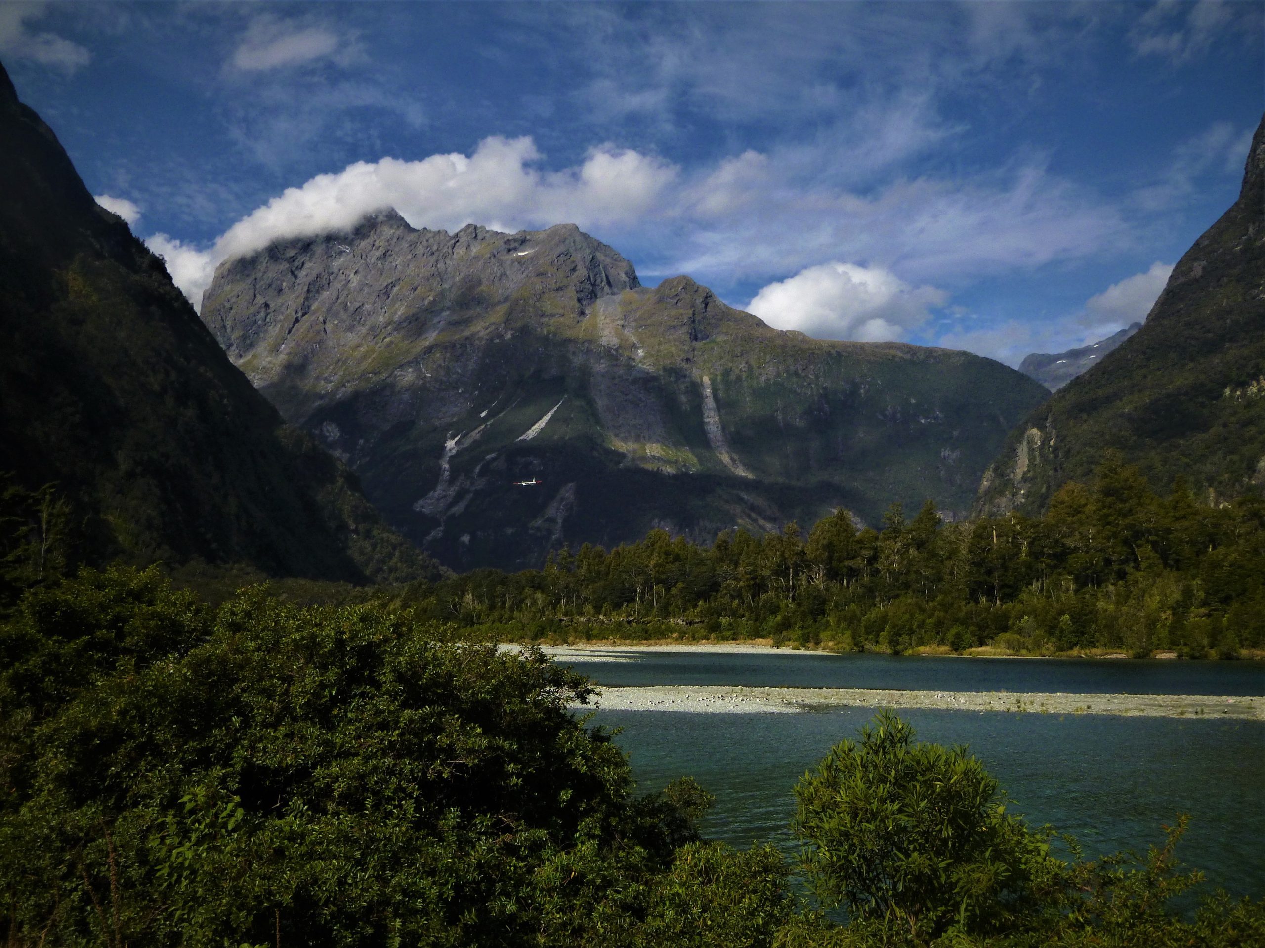 Mt Underwood from Piopiotahi / Milford Sound